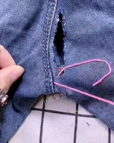 Papertech Craft | Transform your space with these patching ideas! Whether it's repairing a tear in your favorite jeans or adding flair to an old jacket… | Instagram How To Patch Jeans, Repair Jeans, Layers Short, Diy Skin Care Routine, Gray Hair Growing Out, Gray Hair Cuts, Short Hair Balayage, Short Hair Styles For Round Faces, Diy Sewing Clothes