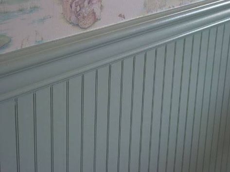 Beadboard Chair Rail, Beadboard Trim, Paneling Makeover, Beadboard Wainscoting, Beadboard Paneling, Chair Rail Molding, Bedroom Panel, Painted Chairs, Chair Rail