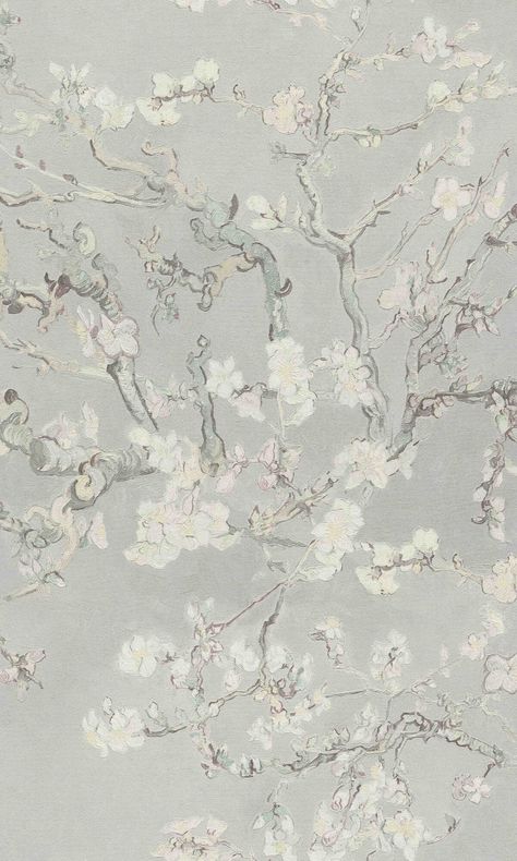 Vangogh Almond Blossom Floral Wallpaper is a stunning wallpaper that brings the beauty of nature indoors. Featuring an array of vibrant colors, this wallpaper is sure to brighten up any space with its calming and peaceful vibes. The intricate almond blossom design captures the essence of springtime in full bloom with i Van Gogh Famous Paintings, Van Gogh Wallpaper, Van Gogh Almond Blossom, Gladioli, Van Gogh Museum, Chinoiserie Wallpaper, Almond Blossom, Dutch Painters, Blossom Design