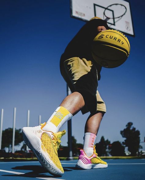 Under Armour Curry 9 Curry 9, Black Portraits, Basketball Poses, Athleisure Photoshoot, Man Vs Nature, Shoes Fashion Photography, Basketball Shooting, Basketball Photos, Basketball Photography