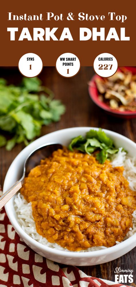 Instant Pot Dhal, Split Pigeon Peas Recipe, Tarka Dhal Recipe, Dahl Recipes, Tadka Dal, Gluten Free Instant Pot Recipes, Peas Recipes, Dahl Recipe, Vegetarian Eating