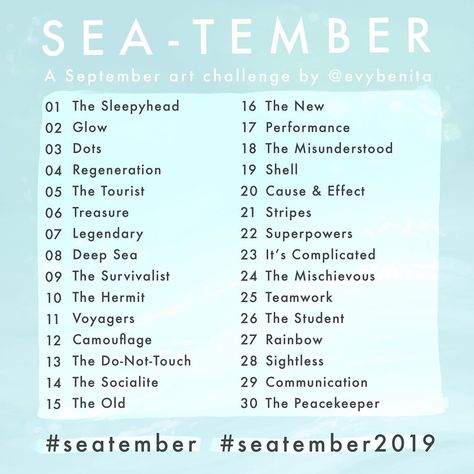 september challenge Drawing Checklist, 300 Drawing Prompts, Sketchbook Goals, Sketching Challenge, Monthly Prompts, September Art, 30 Day Art Challenge, September Challenge, Sketchbook Challenge