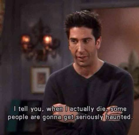 20 Best Quotes & Relatable Memes From The TV Show 'Friends' | YourTango Friends Quotes Tv Show, Friends Tv Quotes, Friends Tv Show Quotes, Ross Geller, Joey Tribbiani, Friends Moments, Friends Series, Senior Quotes, Friend Memes