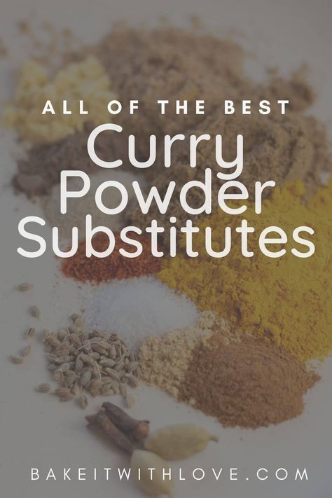 Best curry powder substitutes to use in recipes like this homemade yellow curry powder. Curry Powder Substitute, How To Make Curry Powder, Mild Curry Powder Recipe, Paprika Substitute, How To Make Curry, Curry Seasoning, Homemade Dry Mixes, Diy Mixes, Homemade Dips