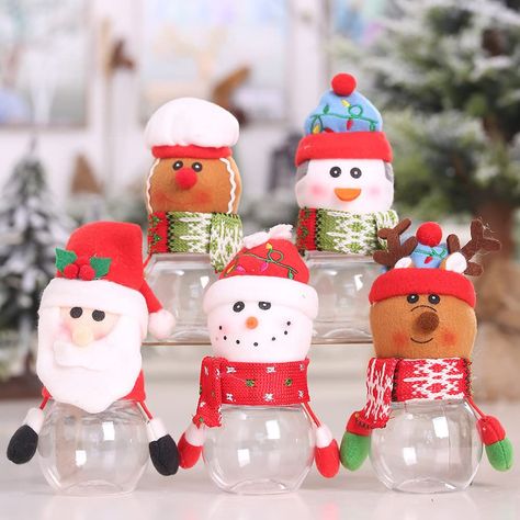 Plastic Candy Jars, Christmas Candy Jars, Sweet Jars, Gift Jar, Christmas Jars, Zhejiang China, Candy Jar, Christmas Eve Box, Christmas Characters