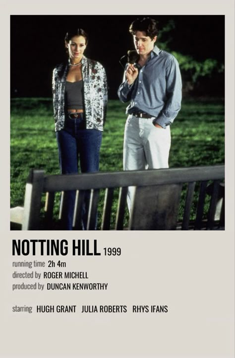 Notting Hill Polaroid Poster, Noting Hill Movie Aesthetic, Nothing Hill Movie Outfits, Notting Hill Movie Outfits, Notting Hill Outfits Julia Roberts, Anna Scott Notting Hill Outfit, Nothing Hill Movie, Notting Hill Movie Poster, Notting Hill Movie Aesthetic