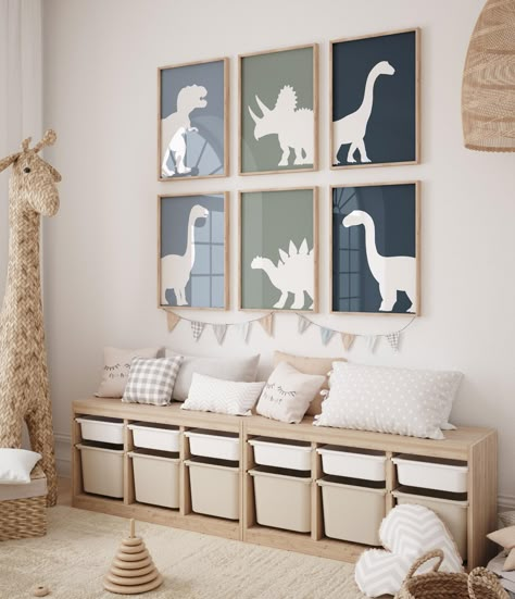 Dinosaur boys room decor