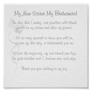 sister in law poem! awesome idea for all my sister in laws standing up in my wedding! so going in their gift bags! Bridesmaid Poem, Bridesmaid Poems, Sister Poems, Wedding Koozies, Wedding Speech, Planning Checklist, Future Mrs, Bridesmaid Cards, Wedding Songs