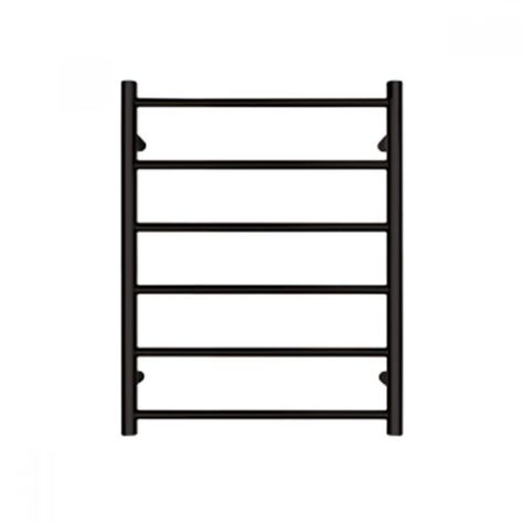 Forme 6 Bar Black Satin Round Towel Rail Black Towel Rail, Small Storage Containers, Electric Towel Warmer, Towel Ladder, Latest Bathroom, Round Towel, Zigzag Design, Bar Black, Ideal Bathrooms