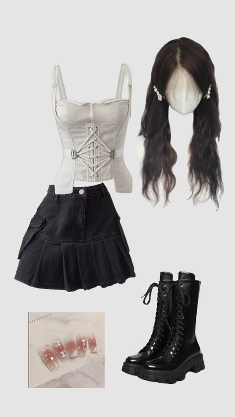 Kpop Concert Outfit, Outing Outfit, Queen Outfit, Preformance Outfits, Fasion Outfits, Ulzzang Fashion, Kpop Fashion Outfits, Fancy Outfits, Performance Outfit