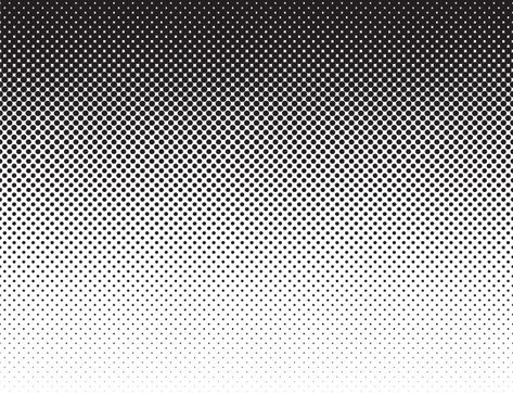 Comics style black white flat gradient p... | Premium Vector #Freepik #vector #pattern #abstract #texture #circle 2d Pattern, Comics Style, Style Collage, Film Texture, Halftone Dots, Dot Texture, Waves Background, White Flat, Neon Wallpaper