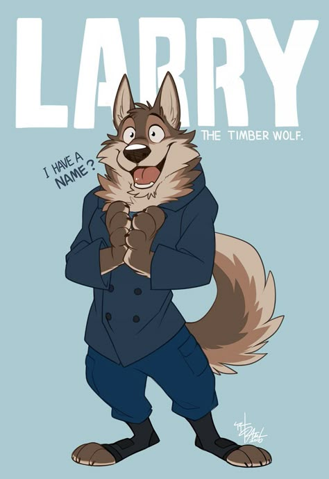 #Zootopia Yes,you have the name~~    [Zootopia - The timber wolf —— LARRY] Zootopia Wolf, Cartoon Wolf, Zootopia Comic, Zootopia Art, Wolf Character, Cute Cartoon Animals, Wolf Art, Zootopia, Disney Channel