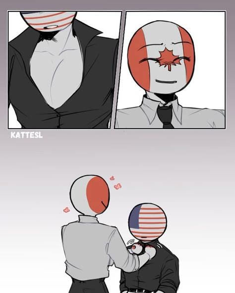 Usa And Canada Countryhumans, Country Humans Usa, America X Russia Countryhumans, Usa X Russia Countryhumans, Usa X Russia, Countryhumans Ships, A Silent Voice Anime, Canada Country, Cartoon Characters As Humans