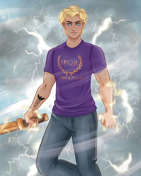 Pjo Fanart Jason Grace, Jason Grace Fanart, Jason Percy Jackson, Jason Fanart, Jason Grace Fan Art, Percy Jackson Jason Grace, Jason And Percy, Hoo Fanart, Pjo Characters