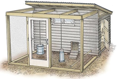 Have a safe, accommodating place for your chickens to live Build A Chicken Coop, Urban Chicken Farming, Walk In Chicken Coop, Chicken Barn, Portable Chicken Coop, Backyard Chicken Coop Plans, Diy Chicken Coop Plans, Chicken Coop Run, Urban Chickens