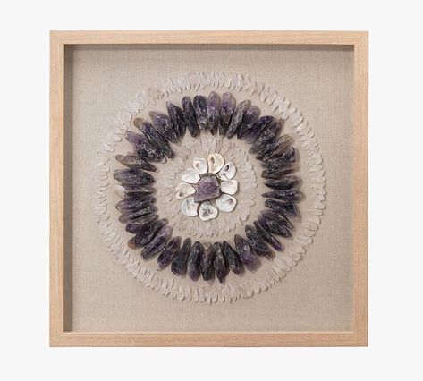 Radial Pattern, Selenite Stone, Shell Frame, Jamie Young, Beauty Natural, Oyster Shells, Circular Pattern, White Wall Art, Shell Art