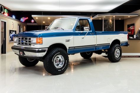 1988 Ford F150 | Classic Cars for Sale Michigan: Muscle & Old Cars | Vanguard Motor Sales Old Trucks For Sale, Ford Obs, Ford F150 Xlt, Vintage Pickup Trucks, Custom Pickup Trucks, Built Ford Tough, Old Ford Trucks, Classic Ford Trucks, Old Pickup Trucks