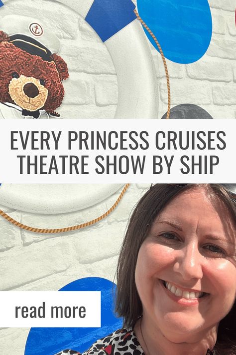 In this guide to Princess Cruises theatre shows, I share the list of original productions featured on each Princess cruise ship. Caribbean Princess Cruise Ship, Sky Princess Cruise Ship, Princess Discovery Cruise Ship, Grand Princess Cruise Ship, Princess Cruises Caribbean, Princess Sapphire Cruise, Sun Princess Cruise Ship, Princess Regal Cruise Ship, Cruise Rooms