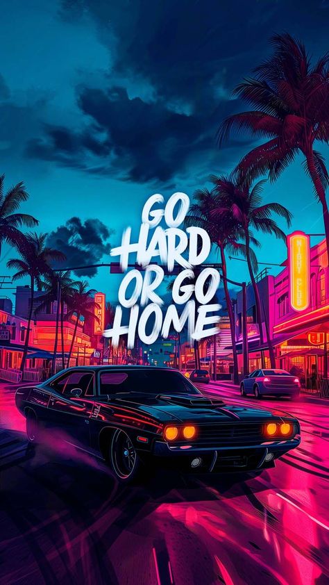 Go Hard Go Home GTA 6 Theme iPhone Wallpapers Kereta Sport, Iphone Wallpaper Blur, Car Iphone Wallpaper, Image Moto, Jdm Wallpaper, Cool Car Drawings, New Retro Wave, Cool Car Pictures, Iphone Backgrounds