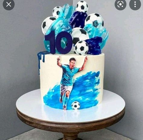 Argentina Soccer Birthday Theme, Messi Birthday Cake Argentina, Argentina Football Cake, Soccer Birthday Cakes Messi, Argentina Theme Cake, Messi Cake Ideas Argentina, Argentina Soccer Cake, Football Cake Messi, Messi Theme Cake