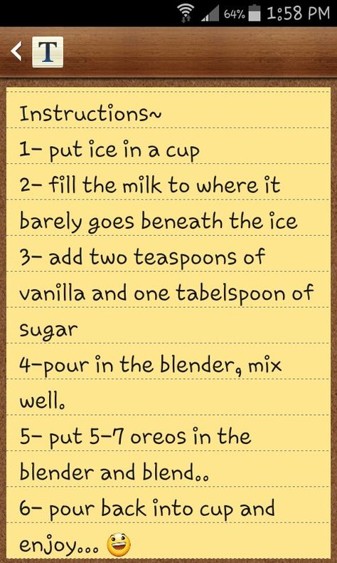 DIY OREO MILKSHAKE WITHOUT ICECREAM... Igrediants~ ice milk vanilla oreos sugar- Me and my cuz made it and it was delicuous... Milk Shake Recipes Without Ice Cream, Oreo Shake Without Ice Cream, Oreo Shake Recipe Without Ice Cream, Oreo Milkshake Recipe Without Ice Cream, Oreo Milkshake Without Ice Cream, Milkshake Recipe Without Ice Cream, Milkshake Without Ice Cream, Vanilla Oreos, Oreo Smoothie