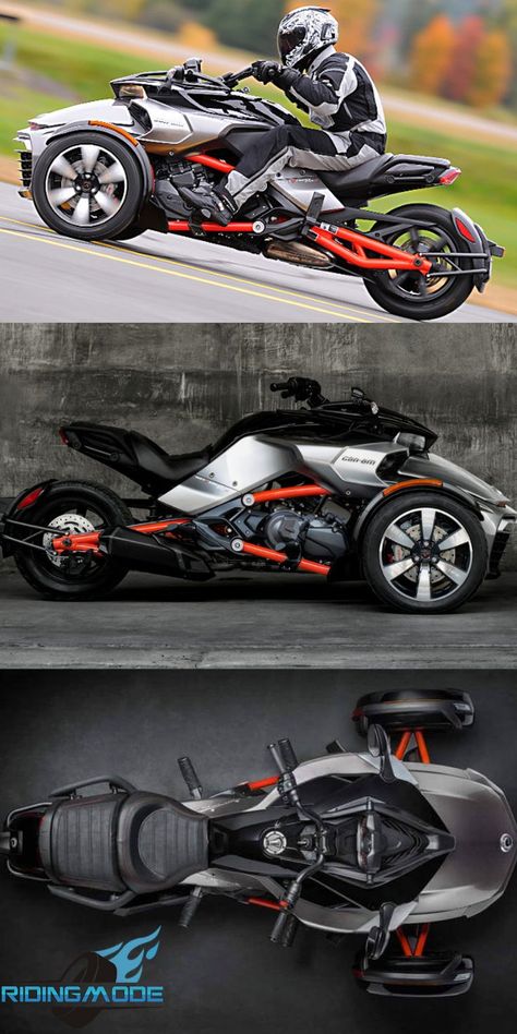 Canam Spyder, Can Am Ryker, Ducati Motorbike, Мотоциклы Cafe Racers, Can Am Spyder, Reverse Trike, Motorcycles And Scooter, Futuristic Motorcycle, Concept Motorcycles