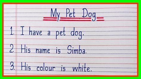 10 Lines on My Pet Dog in English | My Pet Dog Essay | Essay on My Pet Dog in English My Pet Dog Essay, Dog Essay, My Pet Dog, My Pet, Pet Dog, Pet Dogs, Pet, Fruit, Dogs