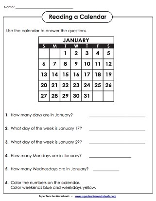 Math Calendar Worksheets Calendar Worksheet For Grade 1, Calendar Worksheets 2nd Grade, Calendar Activities For 2nd Grade, Teaching Calendar Activities, Time And Calendar Worksheet Class 2, 2nd Grade Calendar Time, 1st Grade Homework Calendar, 1st Grade Calendar, Grade 1 Math Worksheets