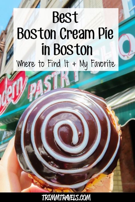 Boston Desserts, Boston Creme Pie, Boston Travel Guide, Boston Vacation, Popular Dessert, Boston Food, Massachusetts Boston, Drink Bucket, Boston Restaurants