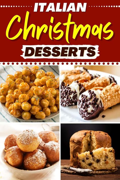 Italian Recipes Christmas, Christmas Italian Desserts, Italian Holiday Desserts, Italian Desserts Christmas, Italian Christmas Dinner Traditional, Traditional Italian Christmas Dinner, Italian Christmas Dessert Recipes, Italian Christmas Food, Easy Italian Desserts