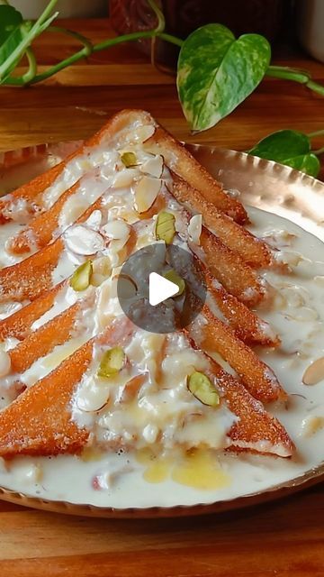 Sumi'sCookingCorner_YT on Instagram: "Delicious Shahi Tukda Recipe 😋🤤😍 
Save it to try later ❤️ #reels #food #recipe #homemade #dessert" Shahi Tukra, Shahi Tukda Recipe, Shahi Tukda, Homemade Dessert, Food Recipe, Easy Meals, Dessert, On Instagram, Instagram