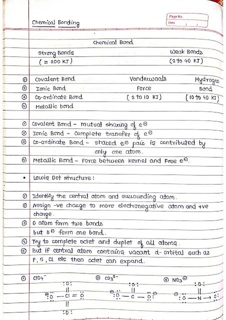 Chemical Bonding - Chemistry Short Notes Chemistry Bonding Notes, Chemical Bonding Short Notes, Chemical Bonding Notes Aesthetic, Chemical Bonding Notes Class 11, Chemical Bonding Notes, Bonding Chemistry, Chemistry Short Notes, Chemistry Practical, Organic Chemistry Notes