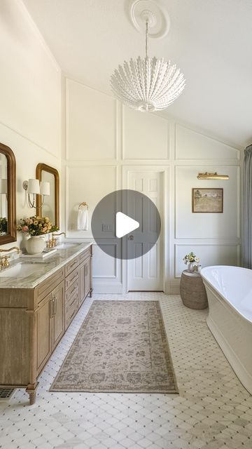 Michelle Riley | Design & DIY on Instagram: "Did you know @wayfair also has bathtubs, tile, and plumbing fixtures? So much of what I used in our bathroom renovation—from the plumbing fixtures to the decor—can be found on Wayfair! It’s really a one stop shop! I’m going to link it all so you can easily recreate the look! #wayfairpartner #wayfair @shop.ltk #liketkit 

Also be sure to check out my Weekly Deals at Wayfair! It’s a curated collection of all my favorite Wayfair products you won’t want to miss!

https://www.wayfair.com/daily-sales/@blushingboho's-weekly-deals~e296668.html?fromNEM=true

Comment SHOP below to receive a DM with the link to shop this post on my LTK ⬇ https://liketk.it/4U4Qs" Panel Moulding, Plumbing Fixtures, Bathroom Renovation, Diy Design, Room Inspiration, Design