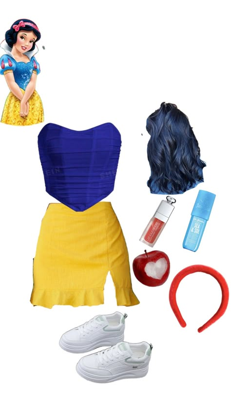 look da Branca de Neve Fantasias Femininas Festa, Halloween Casal, Snow White Outfits, Disney Bound Outfits Casual, Classy Halloween Costumes, Disney Princess Outfits, Disney Themed Outfits, Disney Bound Outfits, Disney Inspired Outfits