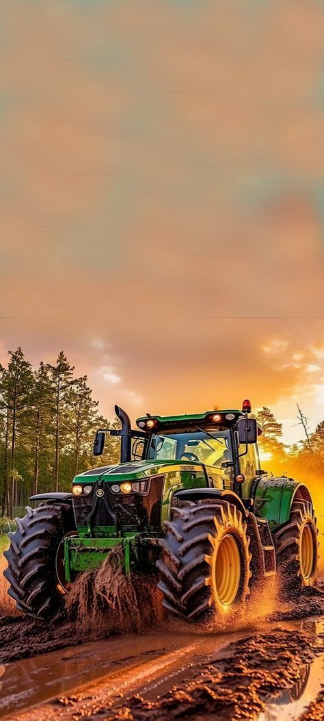 Farming Wallpaper, Tractor Aesthetic, John Deere Wallpaper, Tractor Background, Traktor Pulling, Tractor Wallpaper, John Deere Decals, John Deere Art, Tractor Photography