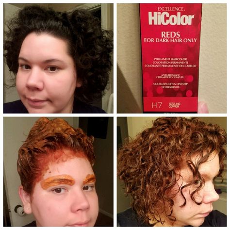 I had "Virgin Hair" and this is my result after using HiColor H7 Sizzling Copper.I have been wanting to dye my hair a ginger color for a while. I found HiColor H7 Sizzling Copper at my local Sally Beauty Supply. Clothes For Copper Hair, Loreal Sizzling Copper, Sizzling Copper Hair, Sizzling Copper Hair Loreal, Copper Hair At Home, Loreal Hicolor, Dark Copper Hair, Dark Copper Hair Color, Ginger Hair Dyed