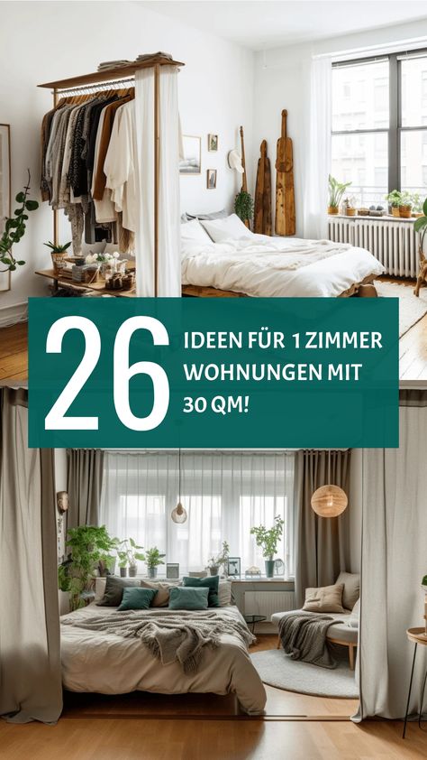 Auf der Suche nach modernen Einrichtungstipps für deine kleine Wohnung? Wir haben 26 Ideen, die perfekt für 1-Zimmer-Wohnungen mit 30 qm sind. Von IKEA-Hacks bis zu stilvollen Schränken – diese Tipps helfen dir, deinen Raum effizient und trendig zu gestalten, auch wenn du wenig Platz hast. Wg Zimmer Ideas, Room Dekoration, Low Budget, Ikea Hacks, Ikea Hack, Quick Saves