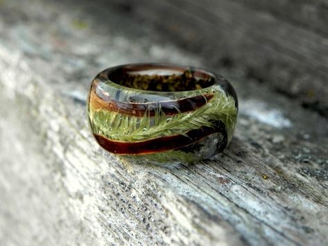 Lavender Ring, Nature Wedding Ring, Bark Ring, Plant Rings, Bentwood Rings, Wood Anniversary, Terrarium Jewelry, Jewelry Real, Beautiful Wedding Rings