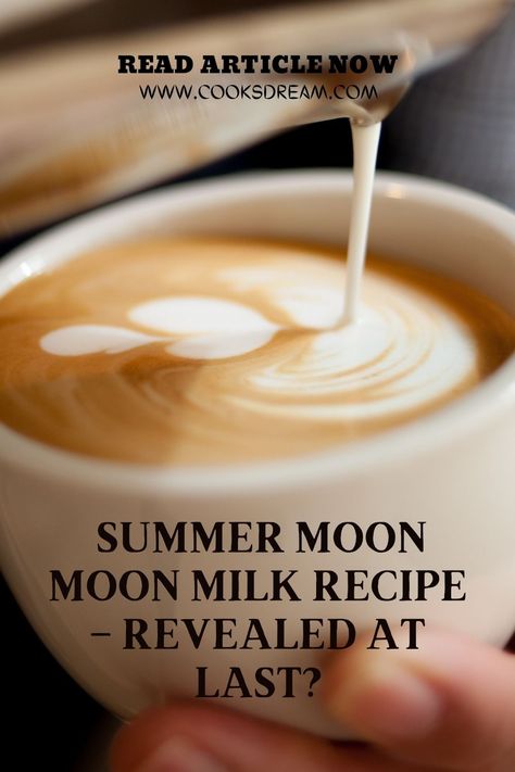 Moonmilk Recipe, Coffee Milk Recipe, Blue Moon Milk Recipe, Cinnamon Moon Milk, Moon Juice Recipe, Moon Milk Recipe For Sleep, Summer Moon Moon Milk Recipe, Summer Moon Coffee, Strawberry Moon Milk