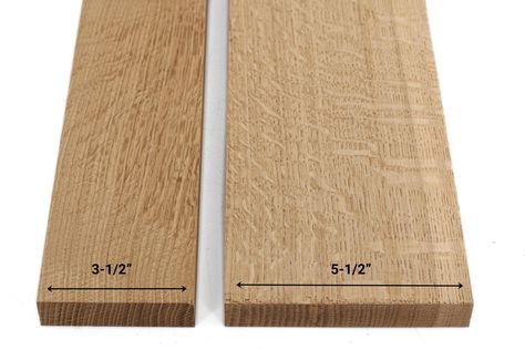 3/4" White Oak, Quarter or Rift Sawn, Pre-Cut Lumber Pack, 4 Boards (Choose Your Size) Lumber Sizes, Table Saw Fence, Website Software, Hardwood Lumber, Quarter Sawn White Oak, Grain Texture, Woodworking Tips, Red Oak, Cool Websites