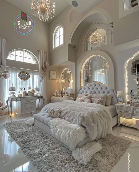 Good home decor can totally change how a place feels. Decorating your home is all about doing what makes you happy. Fancy Bedroom Aesthetic, Fancy Bedroom Luxury, Cottagecore Bedroom Aesthetic, Cottagecore Things, Apartment Fever, Room Wishlist, Inspiring Homes, Dream Bedroom Inspiration, Big Bedrooms