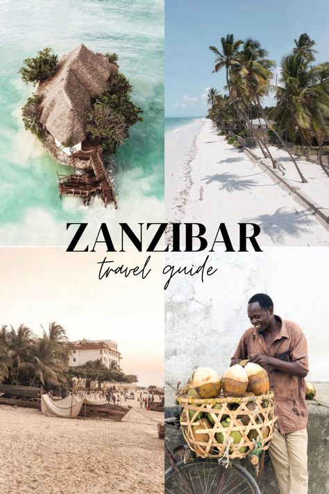 Zanzibar travel guide Travel To Zanzibar, Zanzibar Bucket List, Zanzibar Travel Guide, Things To Do In Zanzibar, Zanzibar Photo Ideas, Zanzibar Aesthetic, Travel Zanzibar, Zanzibar Itinerary, Zanzibar Beach