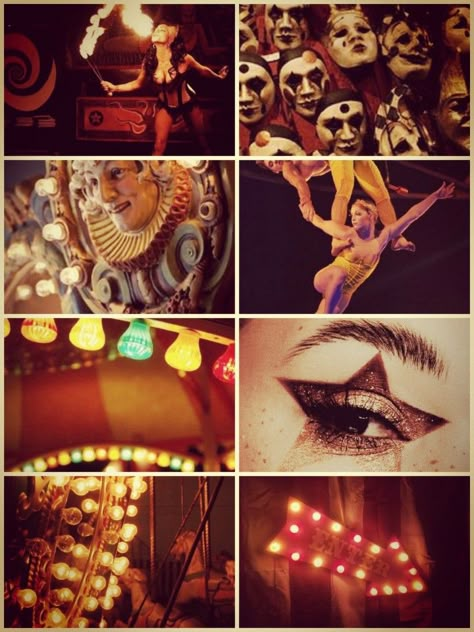 Victorian Carnival Aesthetic, Bright Circus Aesthetic, Old Carnival Aesthetic, Victorian Circus Aesthetic, Carnival Moodboard, Freakshow Aesthetic, Clown Moodboard, Dark Carnival Aesthetic, Carnival Performers