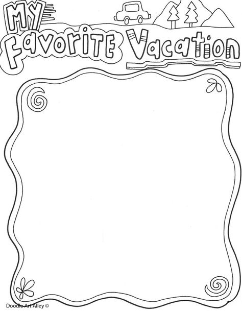 Summertime printables - Classroom Doodles All About My Summer Worksheet, What I Did This Summer Printable, All About My Summer Free Printable, Vacation Activities For Preschool, Vacation Crafts For Kids, Summer Holidays Worksheet, Summer Vacation Worksheet, Summer Worksheets For Preschool, Vacation Activities For Kids