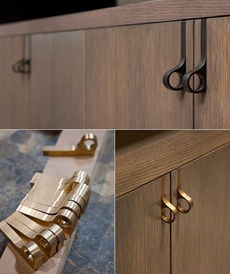 Modern Cupboard, Door Handle Design, Joinery Details, Cabinet Door Handles, Furniture Handles, Creative Furniture, Decorative Metal, Furniture Details, Decorative Hardware