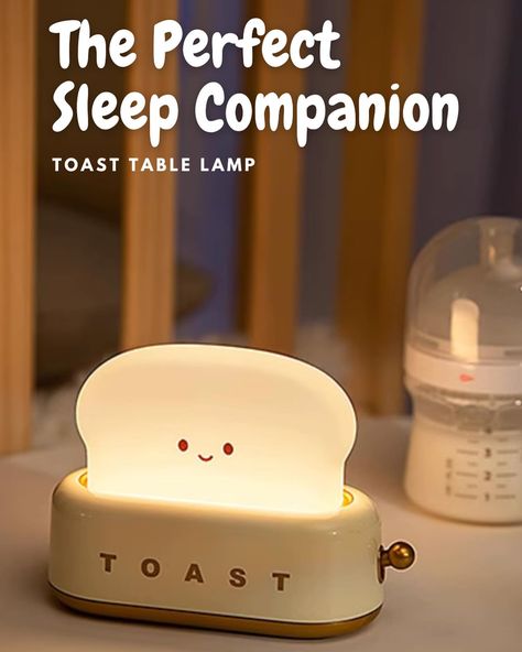 Dreaming of a nightlight that’s as cute as a button (and shaped like one too!)? 🍞 Look no further than the Creative LED Bread Maker Night Light! This isn’t just any nightlight – it’s a fun, functional, and totally adorable addition to any bedroom or nursery . Here’s why this little toast is tops: Cuteness Overload: Forget boring nightlights! This one boasts a retro toaster design with a **smiling face ** that’s guaranteed to melt hearts. It’s the perfect companion to chase away nighttime ... Retro Toaster, Cute As A Button, Bread Maker, Smiling Face, A Button, How To Make Bread, Smile Face, Cuteness Overload, Night Light