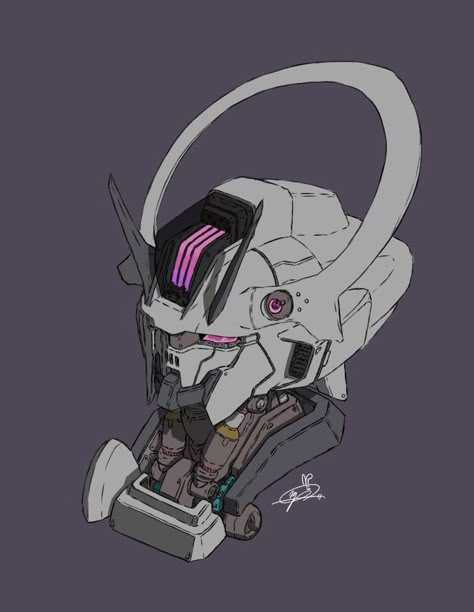 Gundam Sketch, Mech Anime, Gundam Drawing, Robots Artworks, Gundam Head, Mech Reference, Tech Armor, Robot Design Sketch, Mechanic Design