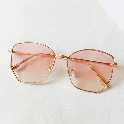 Cute Sun Glasses, Goggles For Women, Round Lens Sunglasses, Transparent Sunglasses, Fake Glasses, Diy Organizer, Metal Frame Glasses, Tinted Glasses, Cute Sun