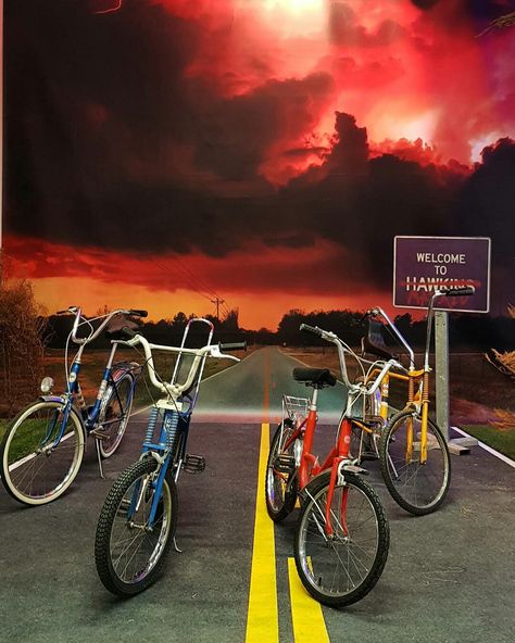 Stranger Things Bike, Stranger Things 2, Stranger Things Aesthetic, Stranger Things, Bicycle, Quick Saves