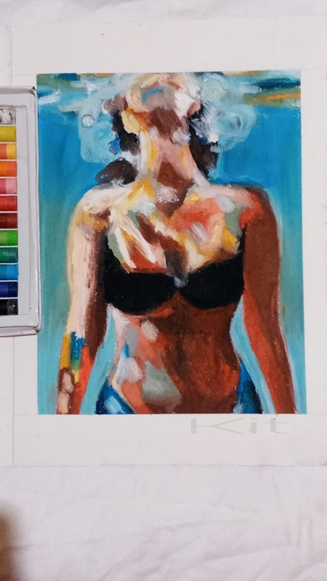 Girl Underwater #Oilpastel#arts#artsthetic Girl Underwater, Soft Pastel Art, Oil Pastel Drawings, Arte Sketchbook, Oil Pastels, Ap Art, Pastel Drawing, Pastel Art, Oil Pastel